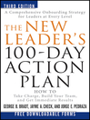 The New Leader's 100-Day Action Plan (eBook): How to Take Charge, Build Your Team, and Get Immediate Results